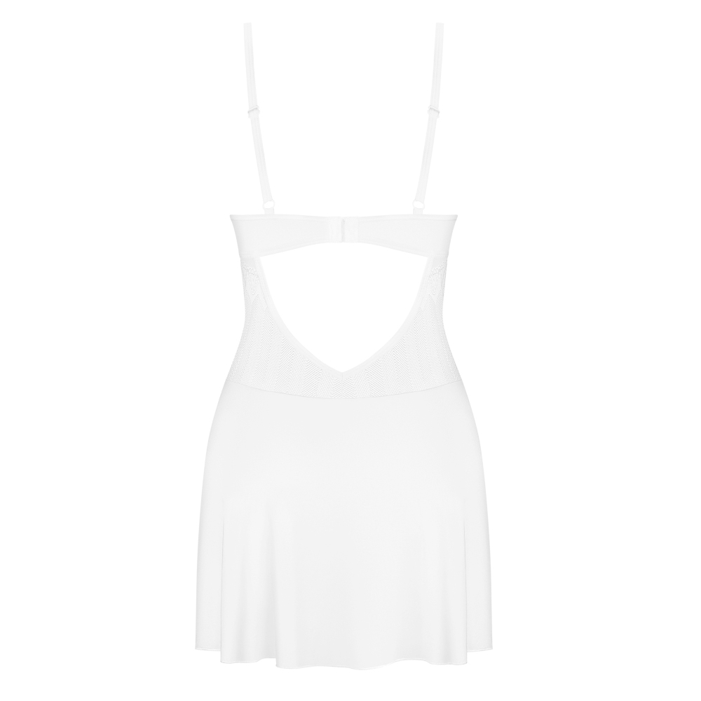 Obsessive - Alissium Nuisette et String - Blanc